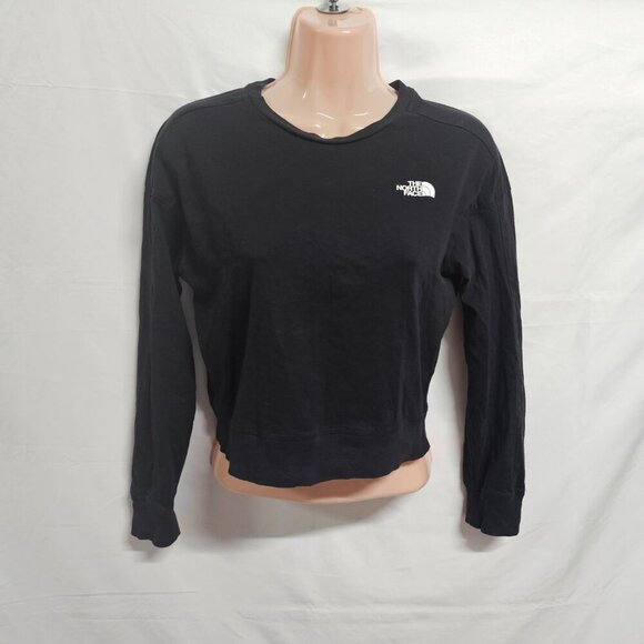 The North Face Long Sleeve Crop Top Women Size XS Black - Picture 11 of 14
